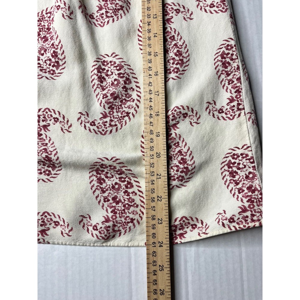 Loft Petites Linen Blend Cami Size SP Spaghetti Tank Top Paisley Floral - Picture 10 of 10